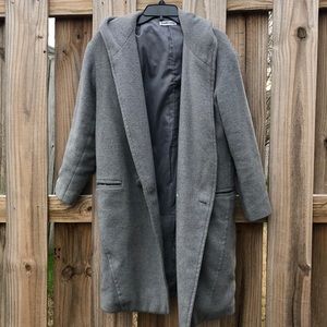 Wool blend trench coat